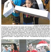 Screenshot of story in Maui News